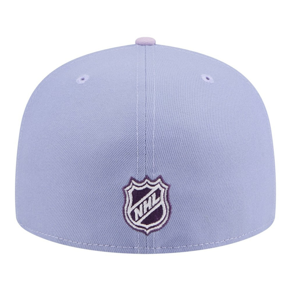 Toronto Maple Leafs New Era Lavender Bloom 59FIFTY Fitted Hat - Light Purple/Purple | US 203778863