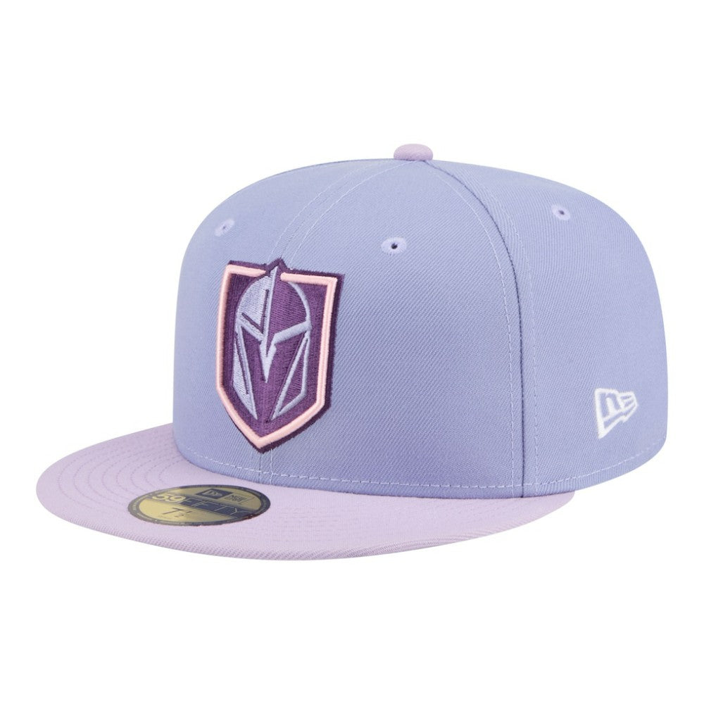 Vegas Golden Knights New Era Lavender Bloom 59FIFTY Fitted Hat - Light Purple/Purple | US 203778864