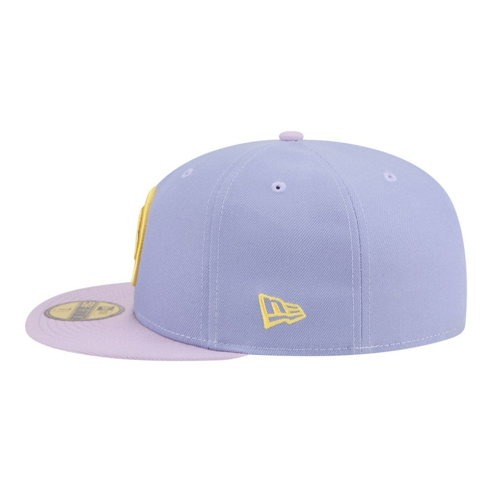 Boston Bruins New Era Lavender Bloom 59FIFTY Fitted Hat - Light Purple/Purple | US 203778866