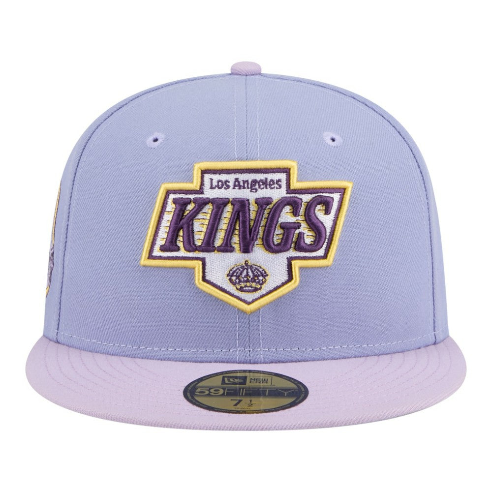 Los Angeles Kings New Era Lavender Bloom 59FIFTY Fitted Hat - Light Purple/Purple | US 203778867