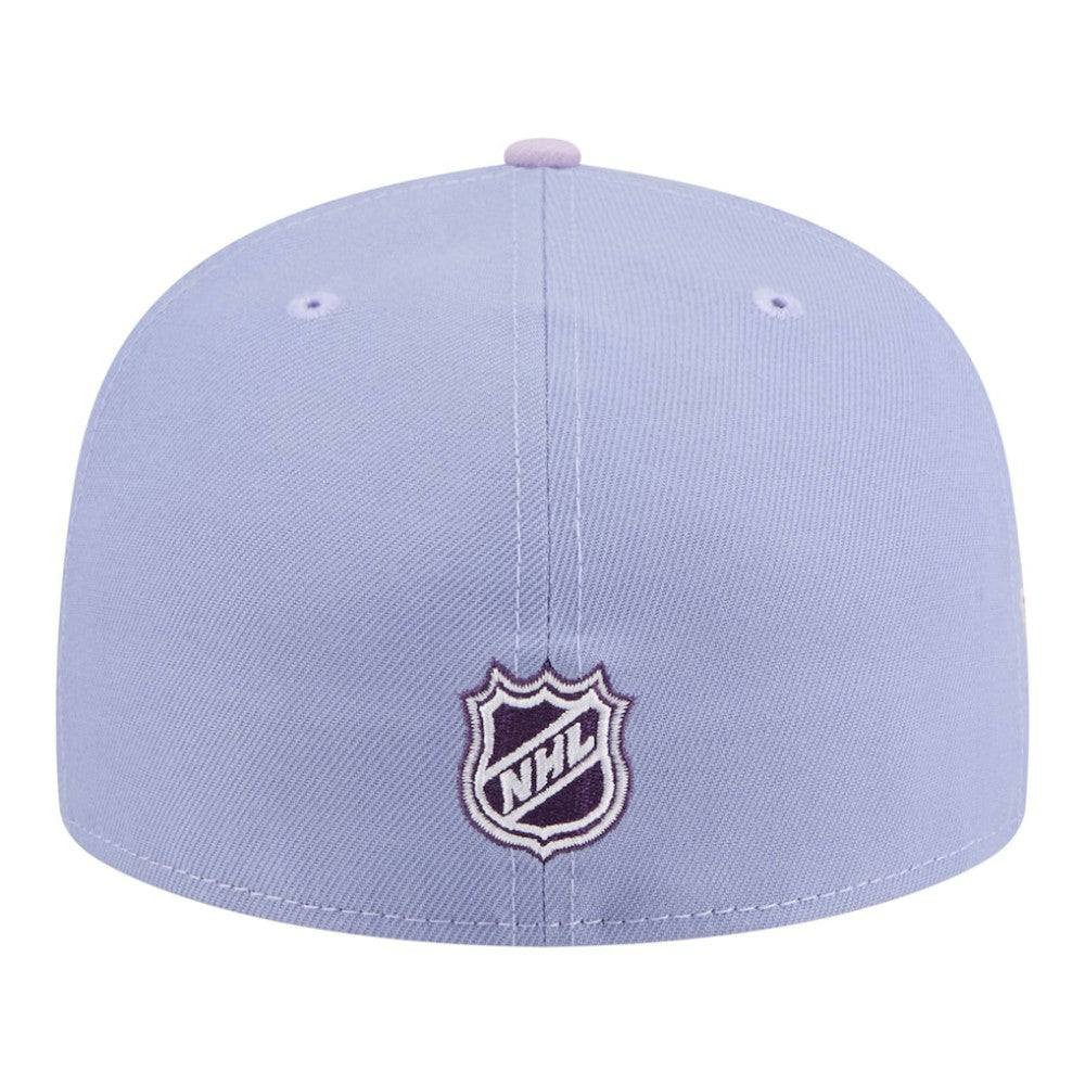 New York Rangers New Era Lavender Bloom 59FIFTY Fitted Hat - Light Purple/Purple | US 203778869
