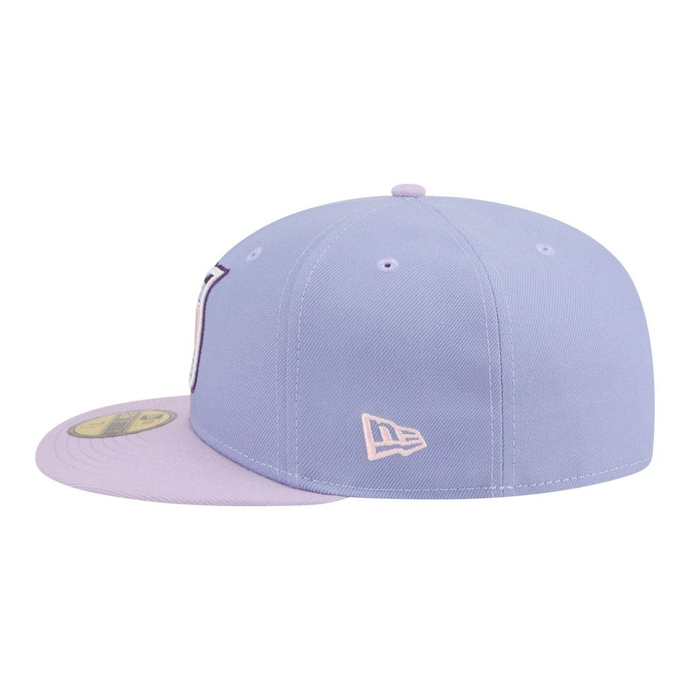 New York Rangers New Era Lavender Bloom 59FIFTY Fitted Hat - Light Purple/Purple | US 203778869