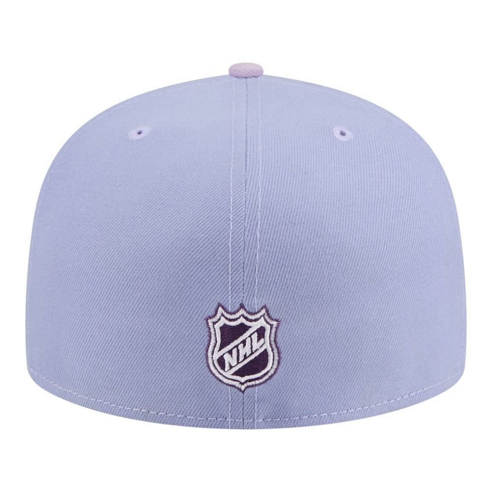 Anaheim Ducks New Era Lavender Bloom 59FIFTY Fitted Hat - Light Purple/Purple | US 203778870