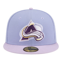 Colorado Avalanche New Era Lavender Bloom 59FIFTY Fitted Hat - Light Purple/Purple | US 203778871