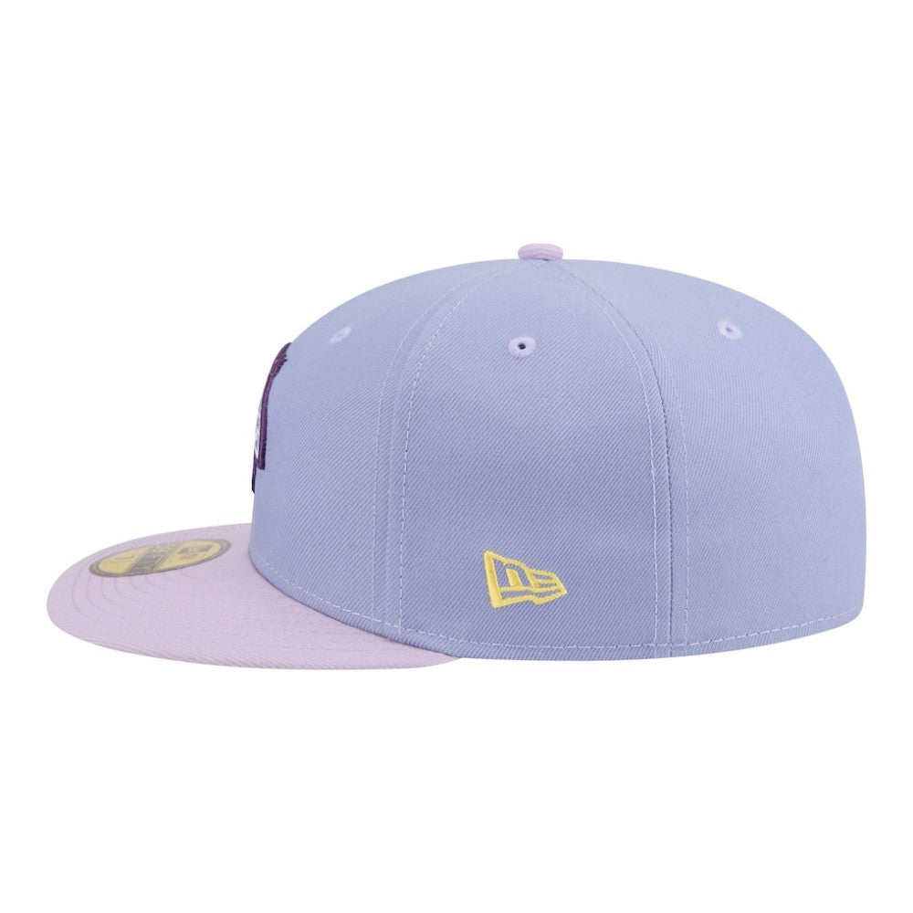 Chicago Blackhawks New Era Lavender Bloom 59FIFTY Fitted Hat - Light Purple/Purple | US 203778872