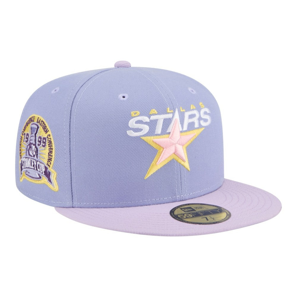 Dallas Stars New Era Lavender Bloom 59FIFTY Fitted Hat - Light Purple/Purple | US 203778873