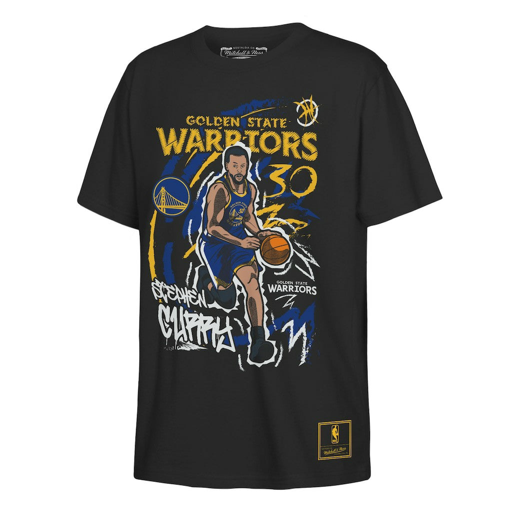 Stephen Curry Golden State Warriors Outerstuff Youth Chalked Up Player Name & Number T-Shirt Black outlet