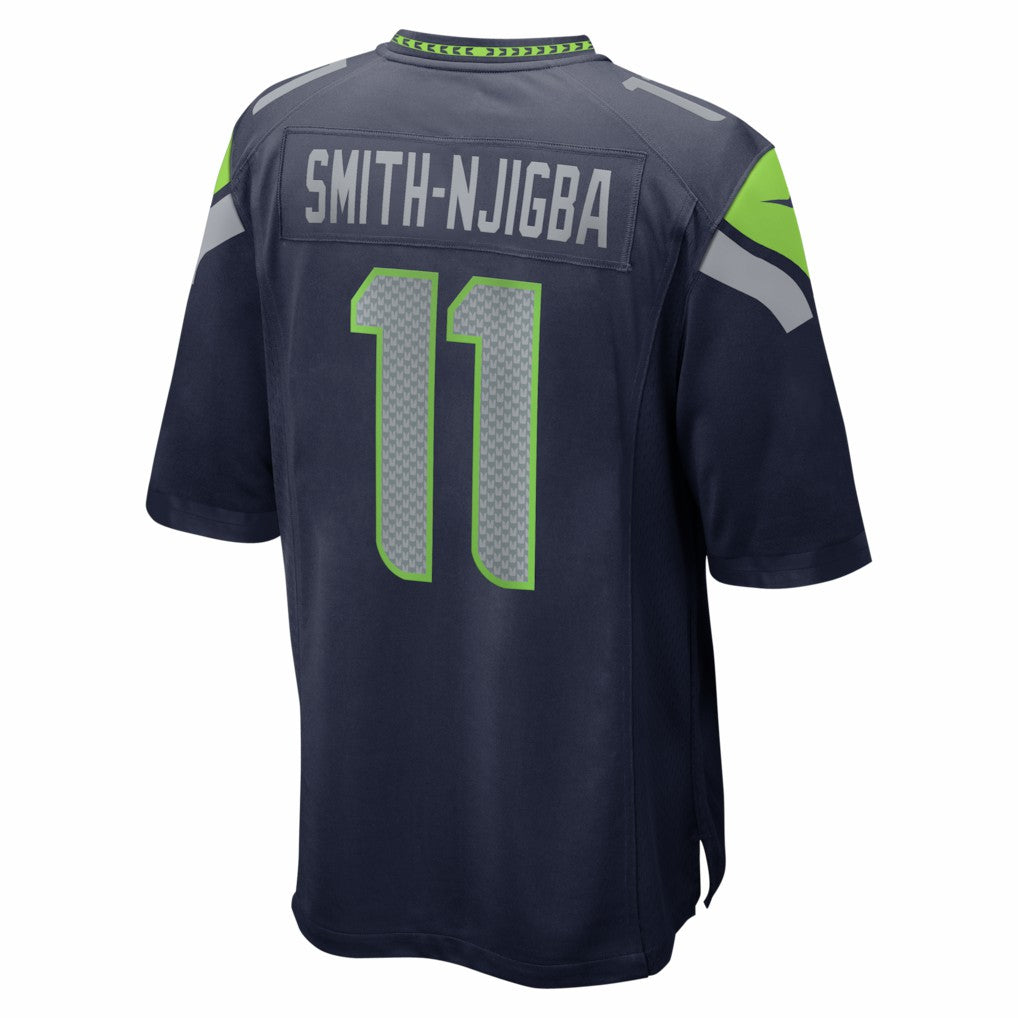 Jaxon Smith-Njigba Seattle Seahawks Super Bowl LX Patch Game Jersey - College Navy Jerseys