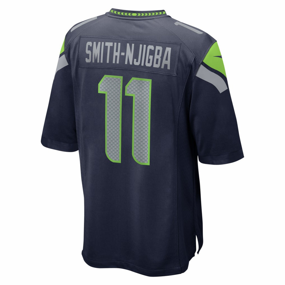 Jaxon Smith-Njigba Seattle Seahawks Super Bowl LX Patch Game Jersey - College Navy Jerseys