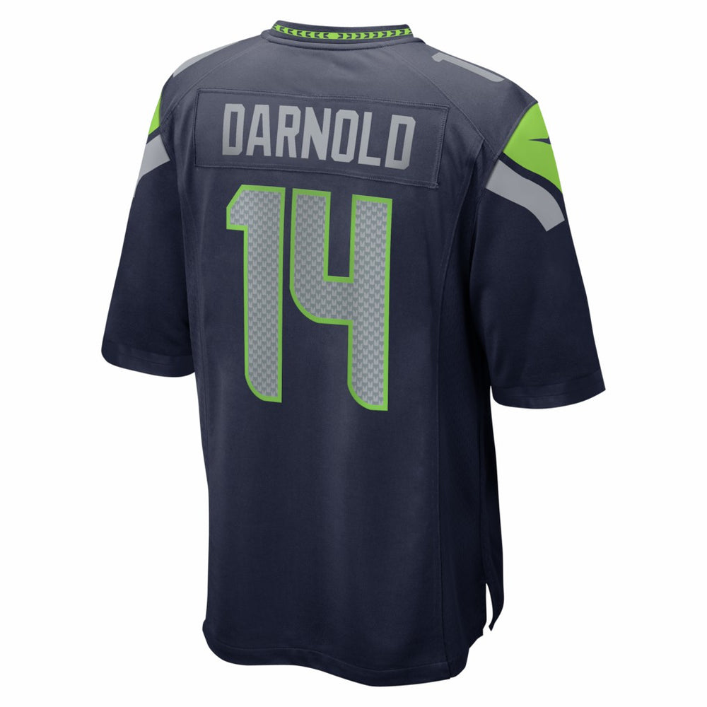 Sam Darnold Seattle Seahawks Super Bowl LX Patch Game Jersey - College Navy Jerseys