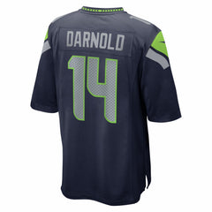 Sam Darnold Seattle Seahawks Super Bowl LX Patch Game Jersey - College Navy Jerseys