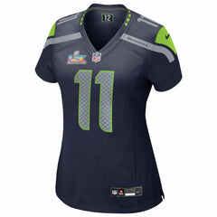 Jaxon Smith-Njigba Seattle Seahawks Women's Super Bowl LX Patch Game Jersey - College Navy Jerseys
