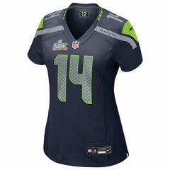 Sam Darnold Seattle Seahawks Women's Super Bowl LX Patch Game Jersey - College Navy Jerseys