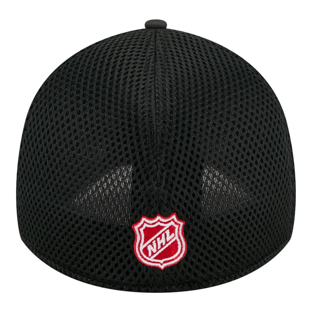 Calgary Flames New Era Logo 39THIRTY Flex Hat - Black | US 203785930