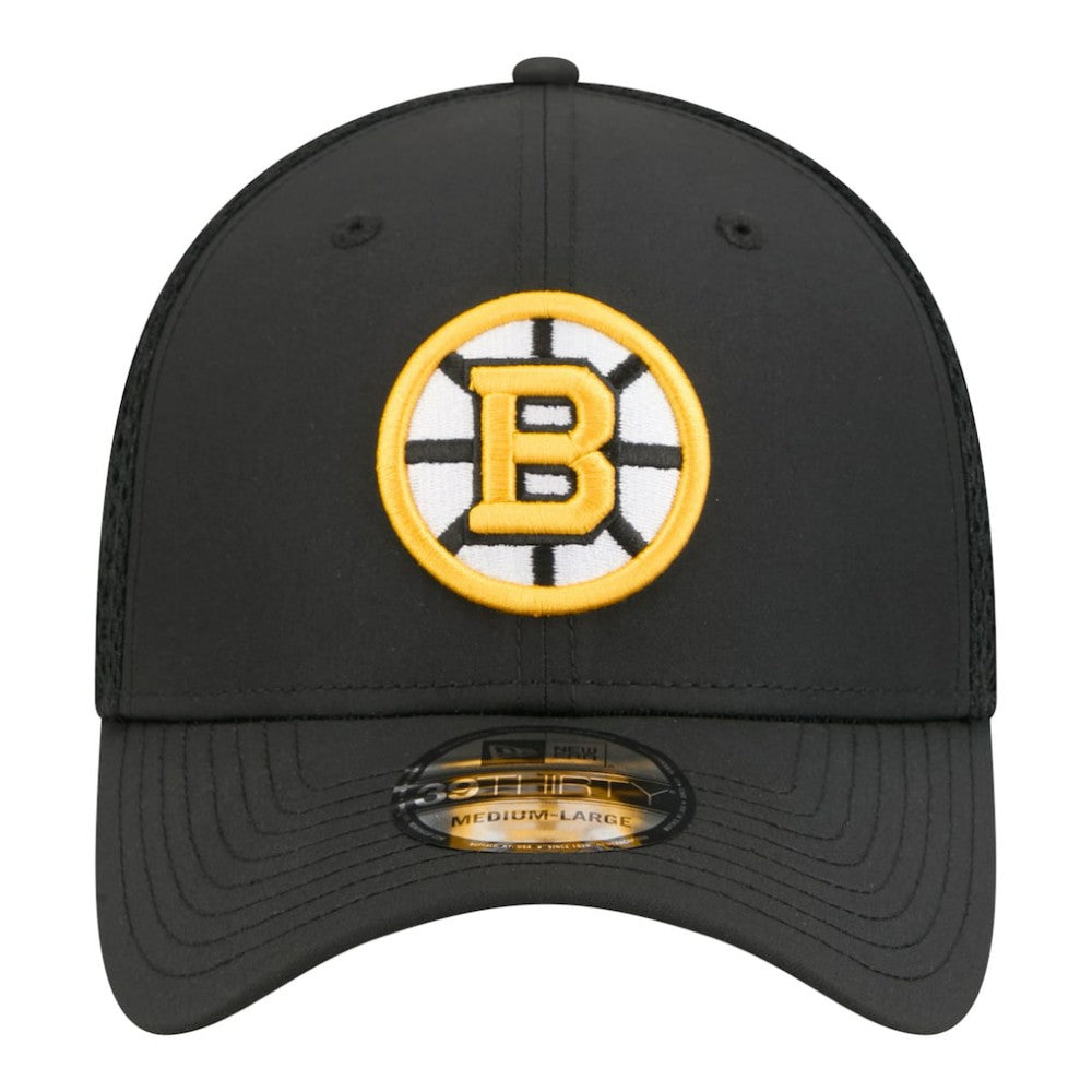 Boston Bruins New Era Logo 39THIRTY Flex Hat - Black | US 203785932