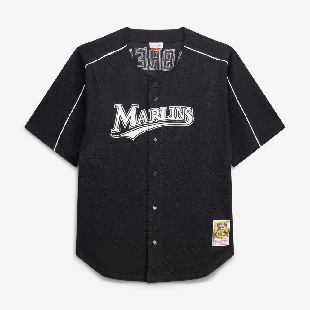 Miguel Cabrera Miami Marlins Mitchell & Ness Big & Tall Cooperstown Mesh Batting Practice Jersey - Black Jerseys