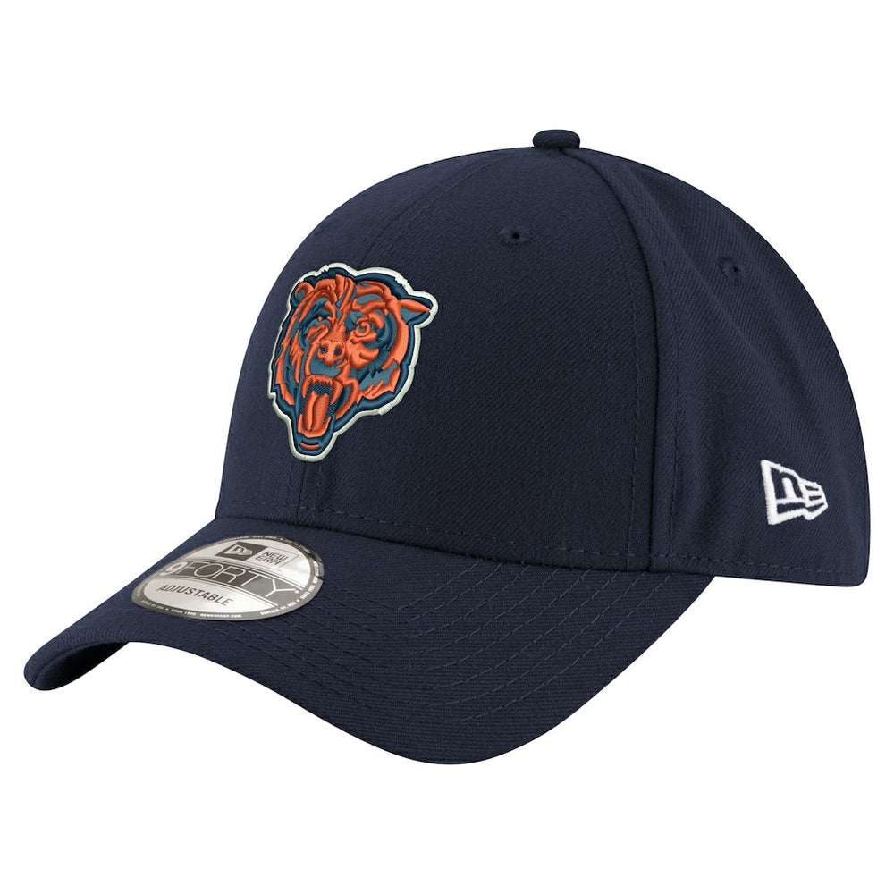 Chicago Bears New Era Youth 9FORTY Adjustable Hat - Navy Hats