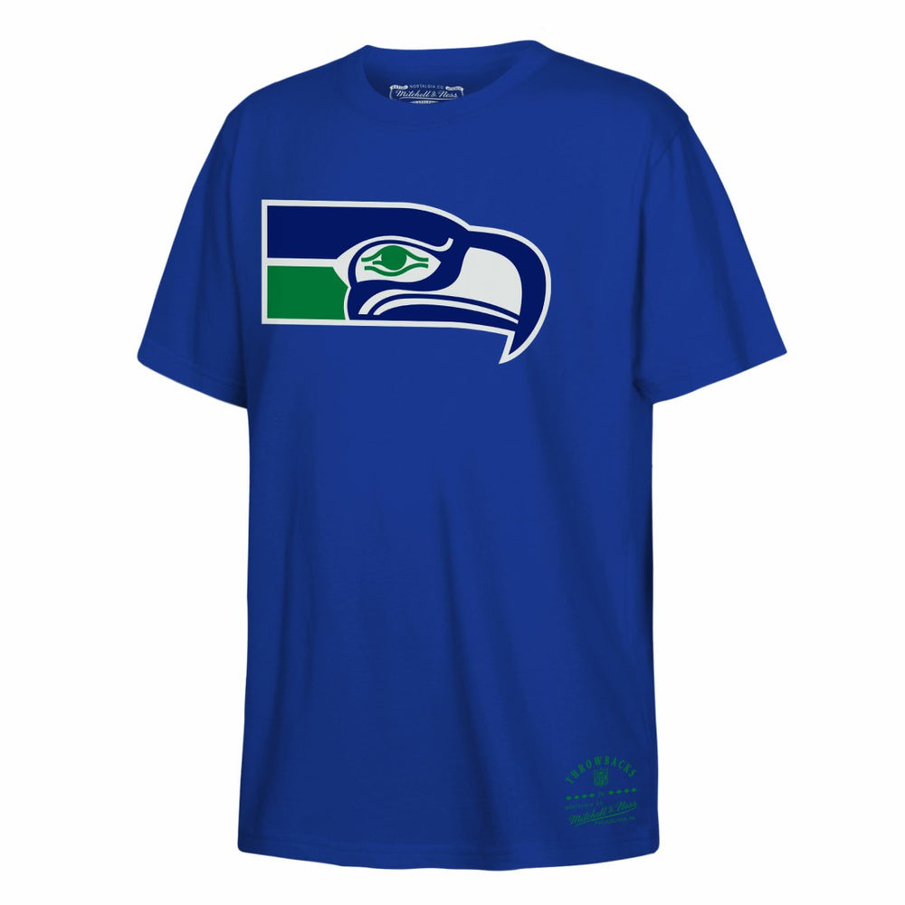 Seattle Seahawks Youth Retro Logo T-Shirt - Royal T-shirts