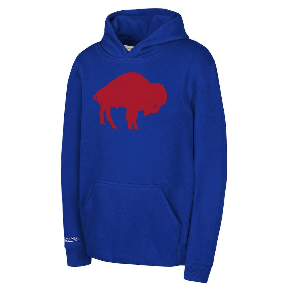 Buffalo Bills Youth Retro Logo Hoodie - Royal Hoodies