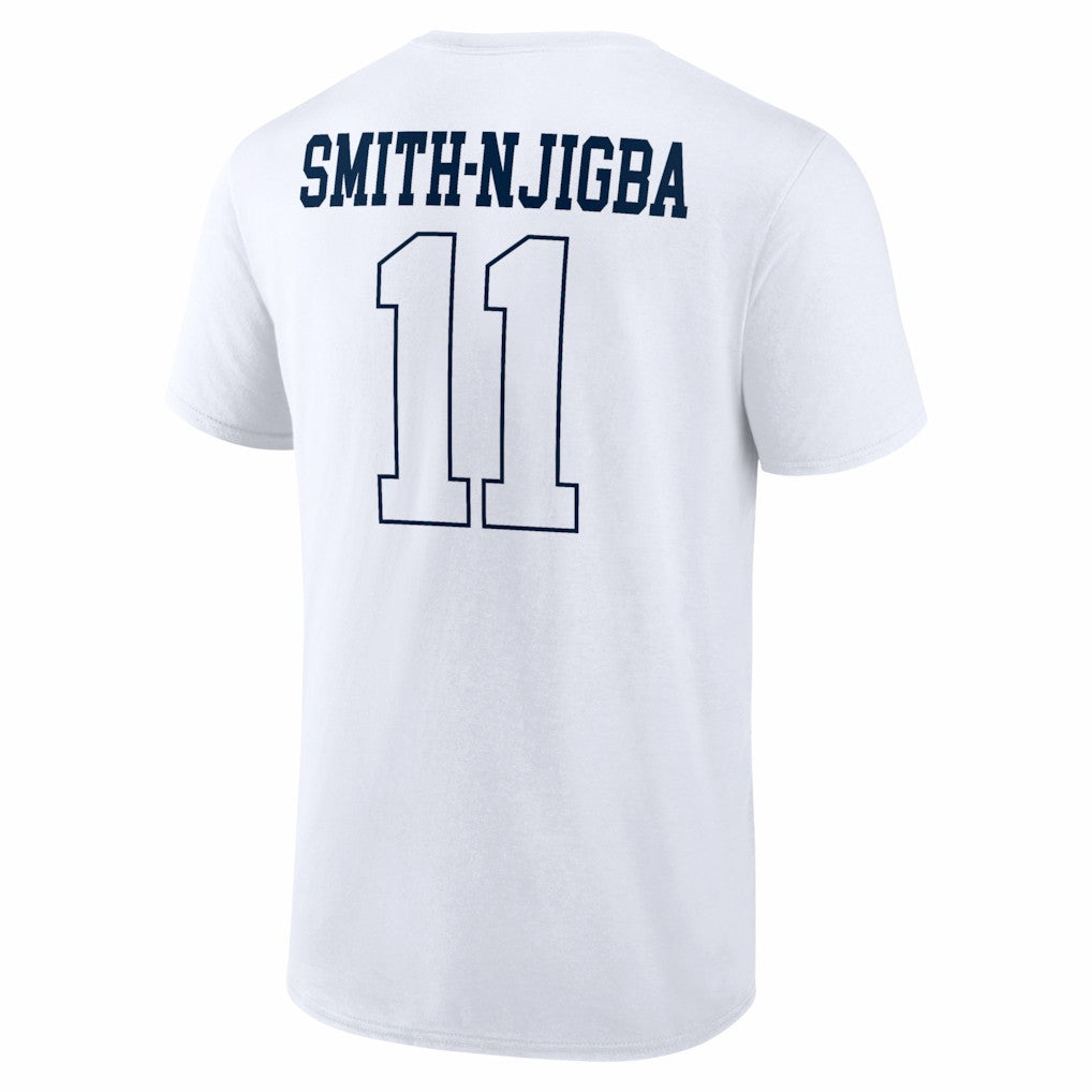 Jaxon Smith-Njigba Seattle Seahawks Tonal Name & Number T-Shirt - White T-shirts