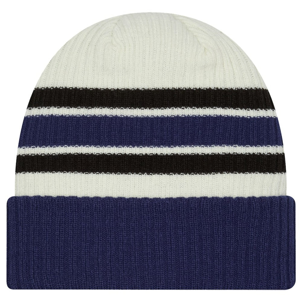 Tampa Bay Lightning New Era Vintage Cuffed Knit Hat - Cream/Blue | US 203787573