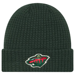 Minnesota Wild New Era Waffle Cuffed Knit Hat - Green | US 203787580