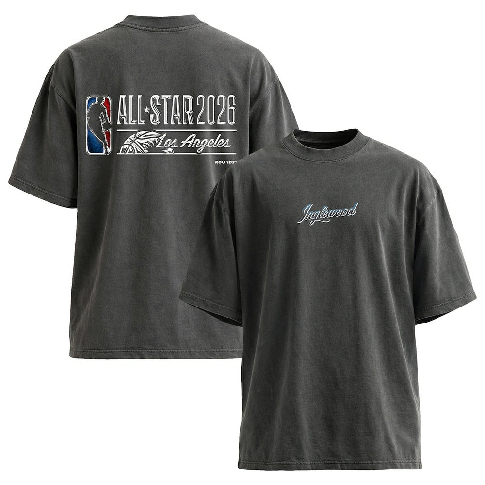 round21 Unisex 2026 NBA All-Star Game Court T-Shirt Gray