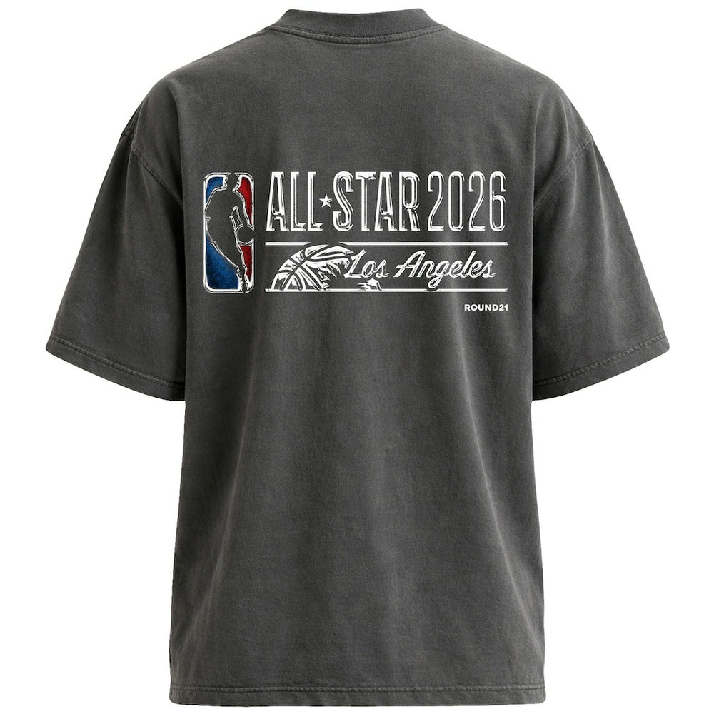 round21 Unisex 2026 NBA All-Star Game Court T-Shirt Gray