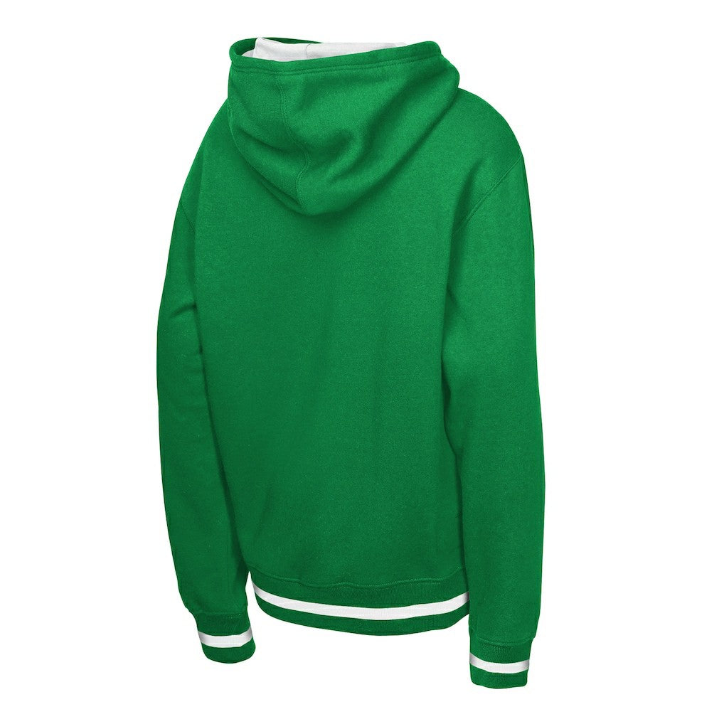 Boston Celtics Youth Playmaker Fashion Fleece Hoodie Kelly Green - Mitchell & Ness