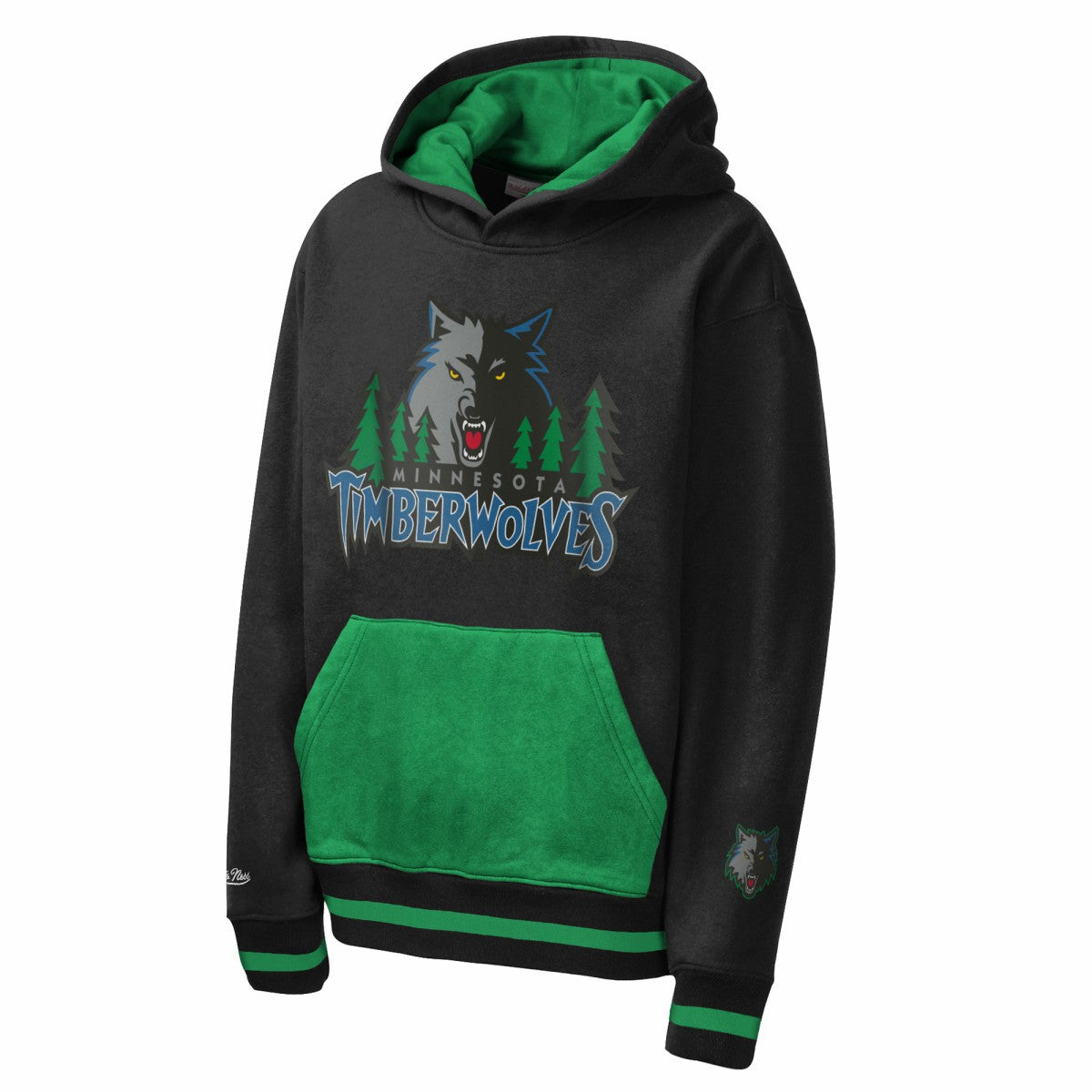 Minnesota Timberwolves Youth Playmaker Fashion Fleece Hoodie Navy - Mitchell & Ness outlet