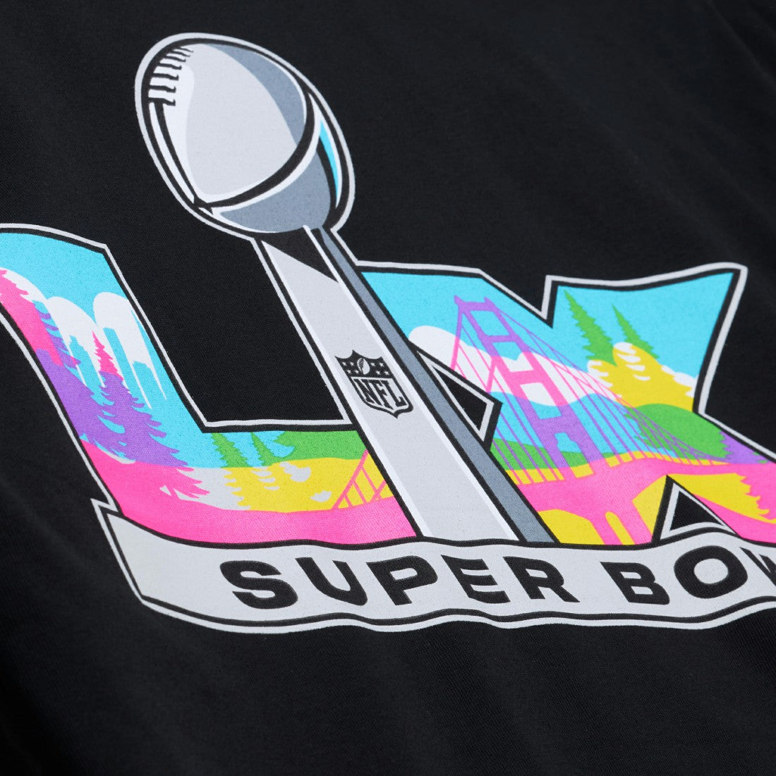 Super Bowl LX Roc Nation x Paper Planes x NFL T-Shirt - Black T-shirts