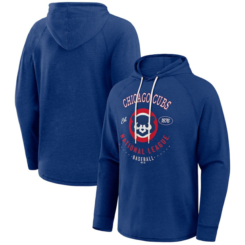 Chicago Cubs Darius Rucker Collection by Fanatics Raglan Hooded Long Sleeve T-Shirt - Royal T-shirts