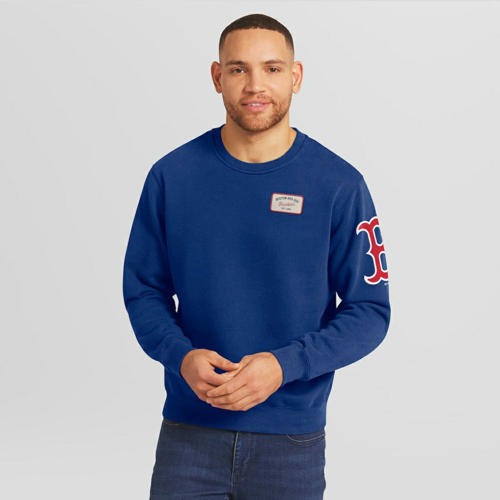 Boston Red Sox Darius Rucker Collection by Fanatics Washed Crew Neck Pullover Sweatshirt - Navy Pullover