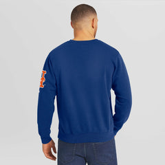 New York Mets Darius Rucker Collection by Fanatics Washed Crew Neck Pullover Sweatshirt - Royal Pullover