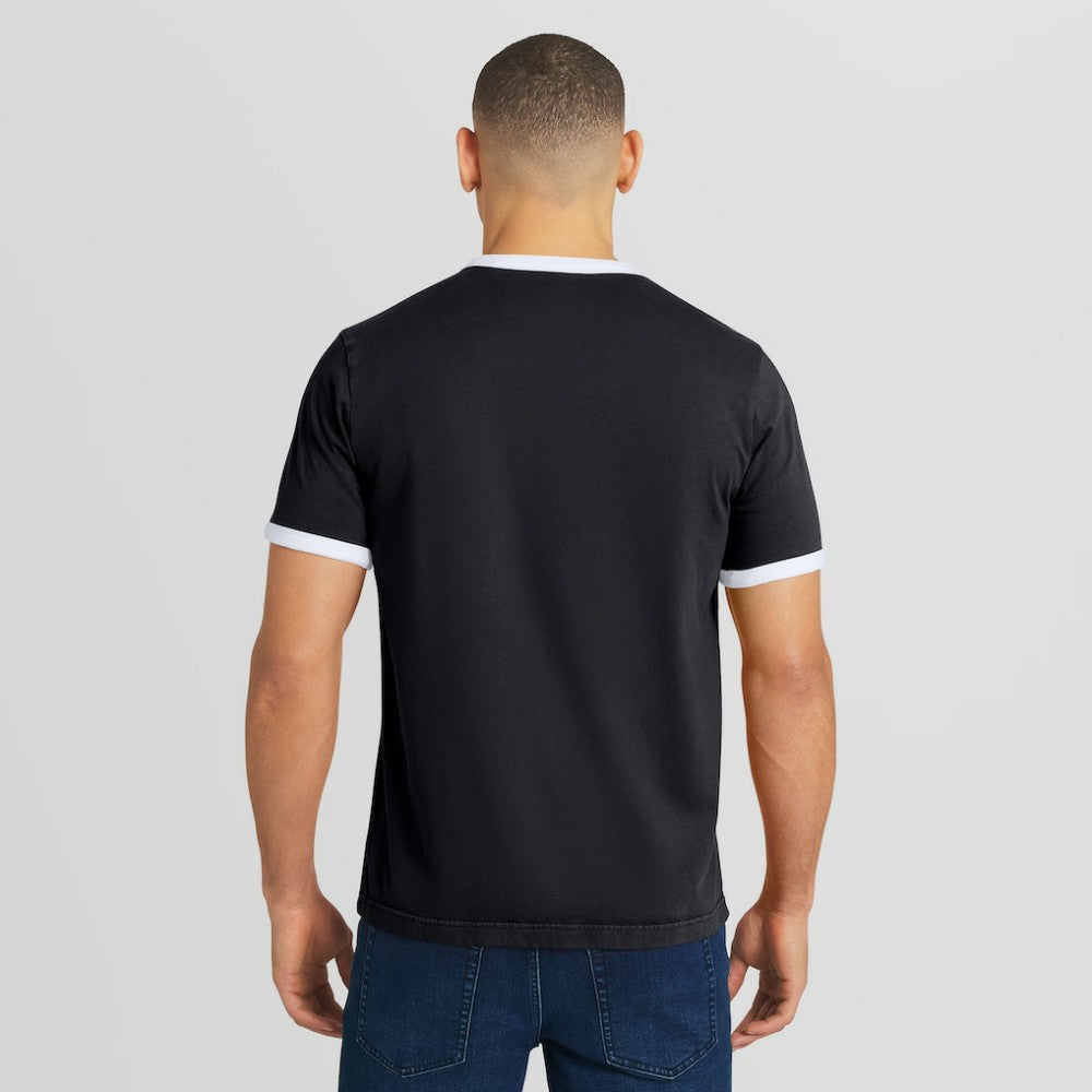Baltimore Orioles Darius Rucker Collection by Fanatics Washed Ringer T-Shirt - Black T-shirts