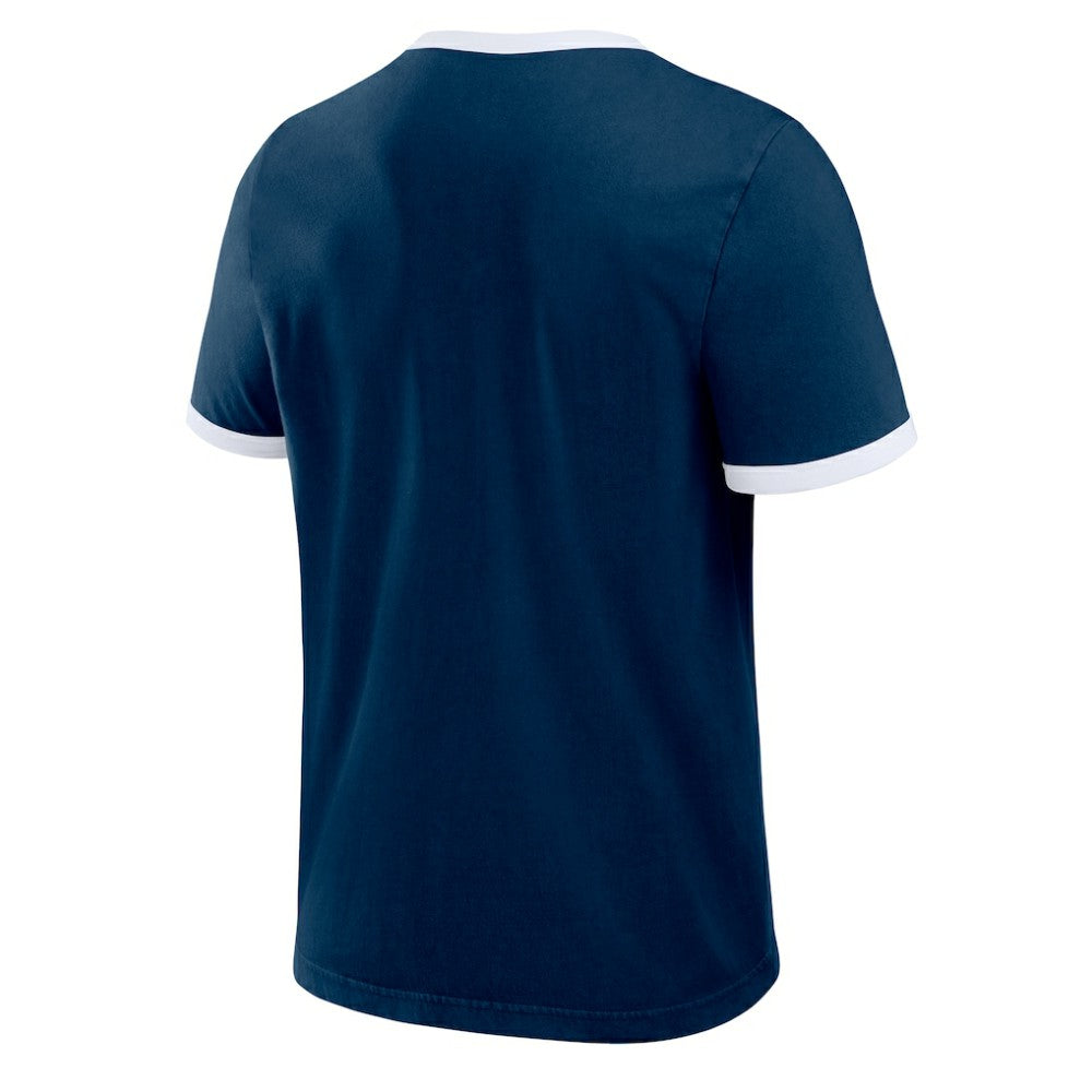 Detroit Tigers Darius Rucker Collection by Fanatics Washed Ringer T-Shirt - Navy T-shirts
