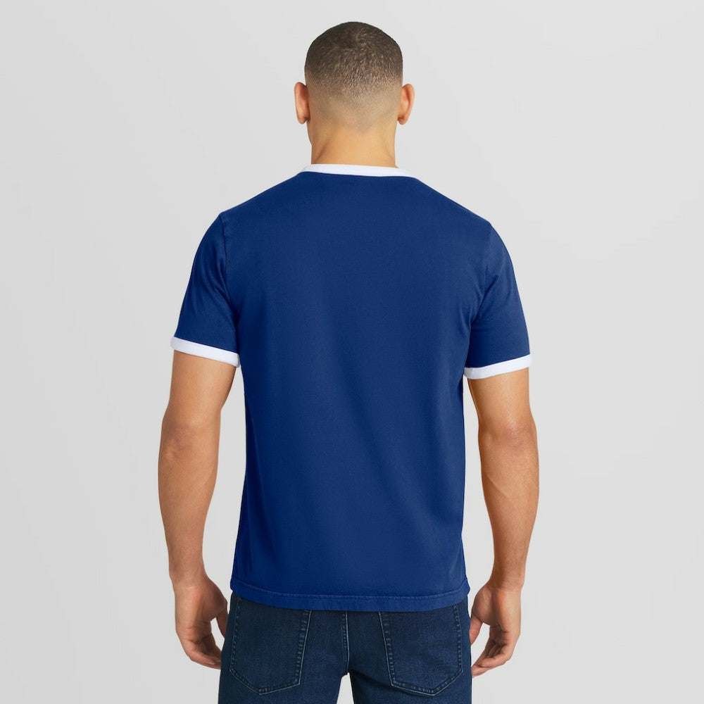 Los Angeles Dodgers Darius Rucker Collection by Fanatics Washed Ringer T-Shirt - Royal T-shirts