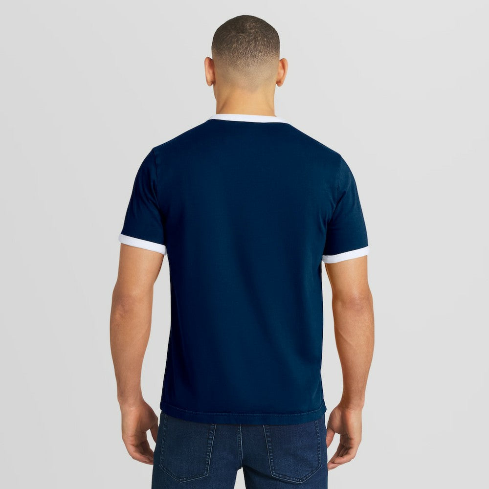 Seattle Mariners Darius Rucker Collection by Fanatics Washed Ringer T-Shirt - Navy T-shirts