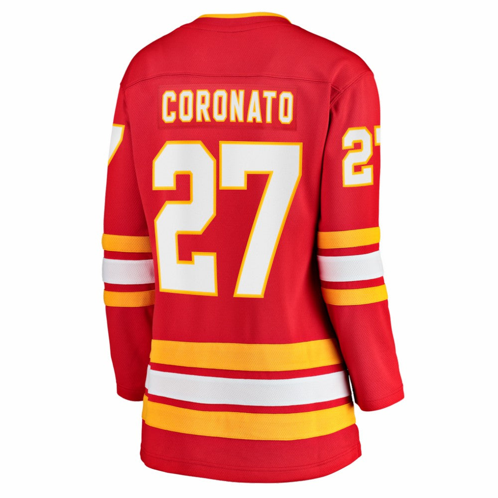 Matt Coronato Calgary Flames Fanatics Women's Home Breakaway Jersey - Red | US 203789035