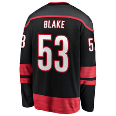 Jackson Blake Carolina Hurricanes Fanatics Home Breakaway Jersey - Black | US 203789036