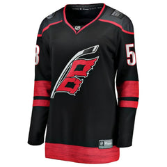 Jackson Blake Carolina Hurricanes Fanatics Women's Home Breakaway Jersey - Black | US 203789037