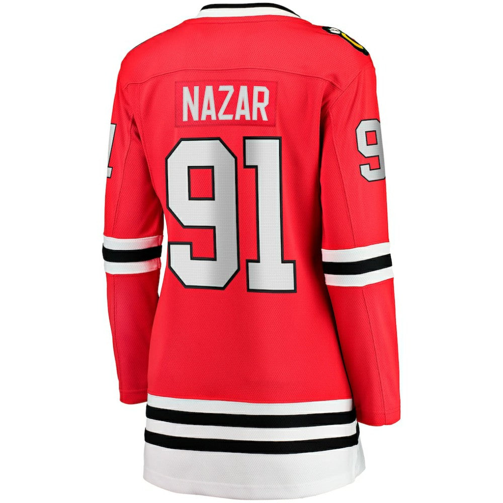 Frank Nazar Chicago Blackhawks Fanatics Women's Home Breakaway Jersey - Red | US 203789041