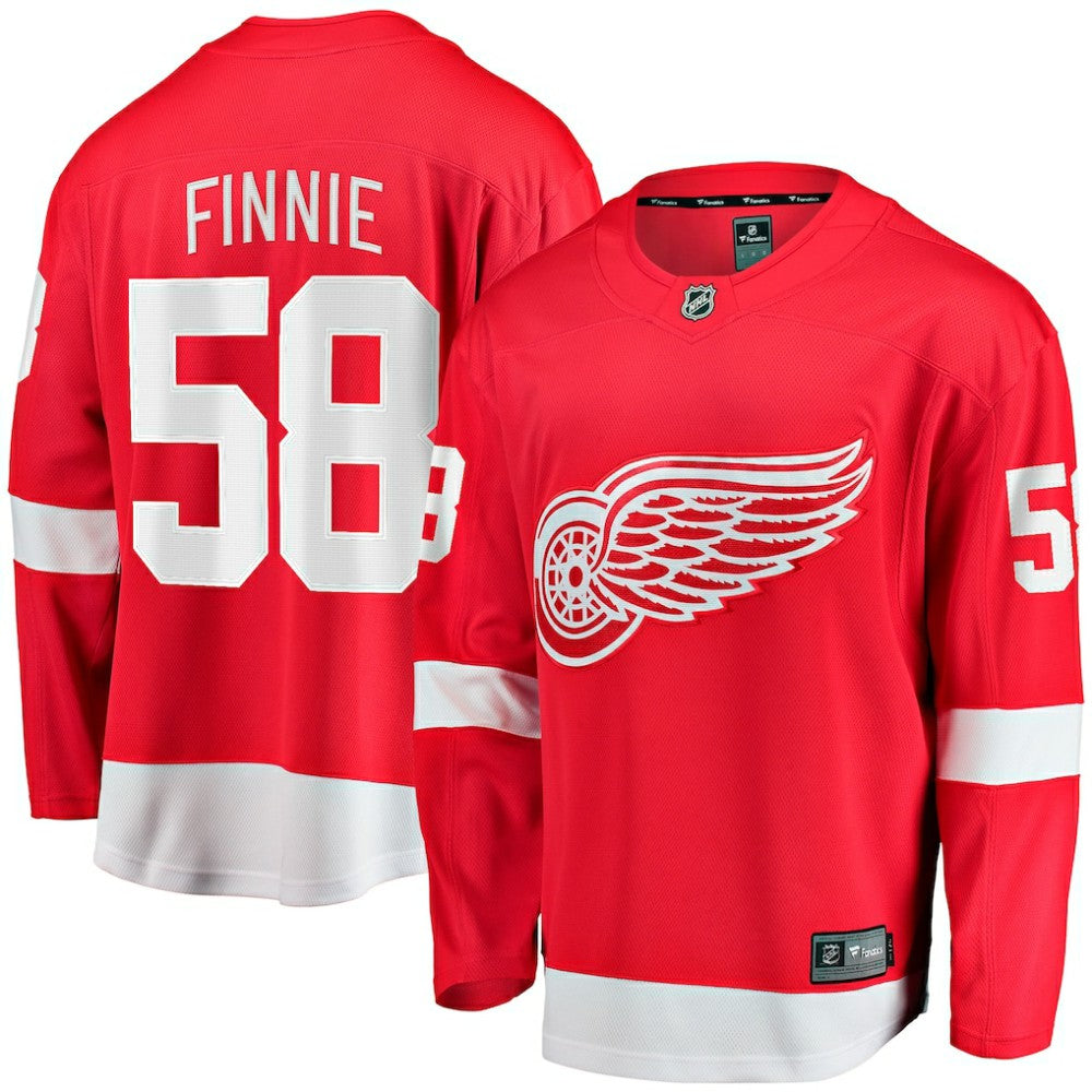 Emmitt Finnie Detroit Red Wings Fanatics Home Breakaway Jersey - Red | US 203789055