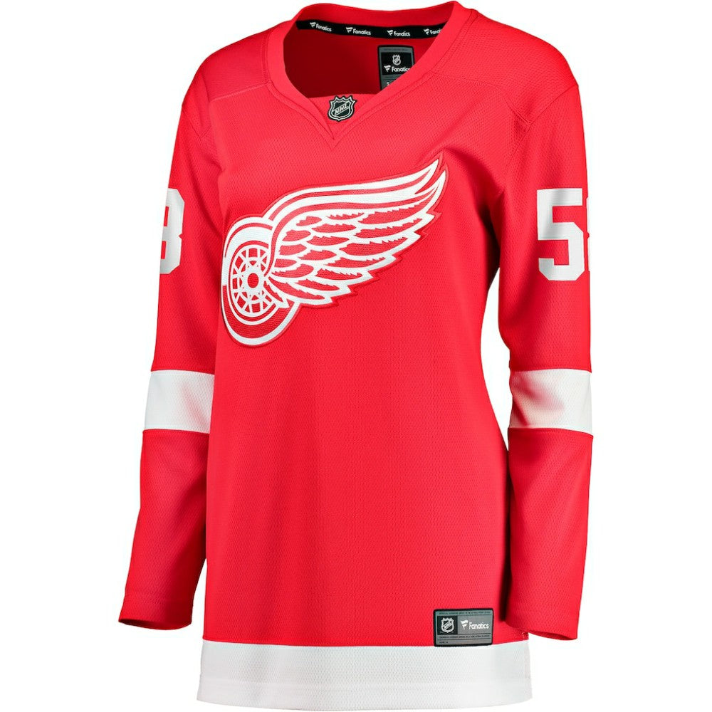 Emmitt Finnie Detroit Red Wings Fanatics Women's Home Breakaway Jersey - Red | US 203789056