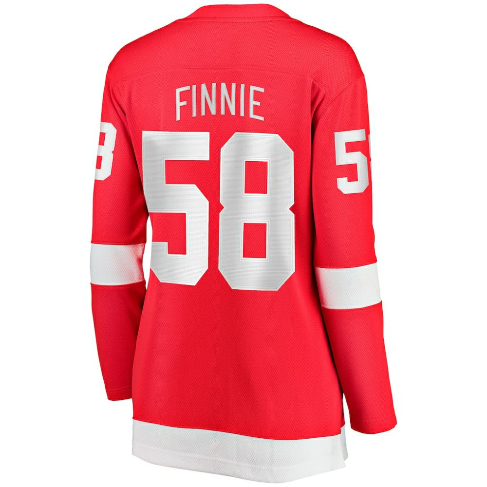 Emmitt Finnie Detroit Red Wings Fanatics Women's Home Breakaway Jersey - Red | US 203789056