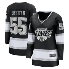 Quinton Byfield Los Angeles Kings Fanatics Women's Home Breakaway Jersey - Black | US 203789058