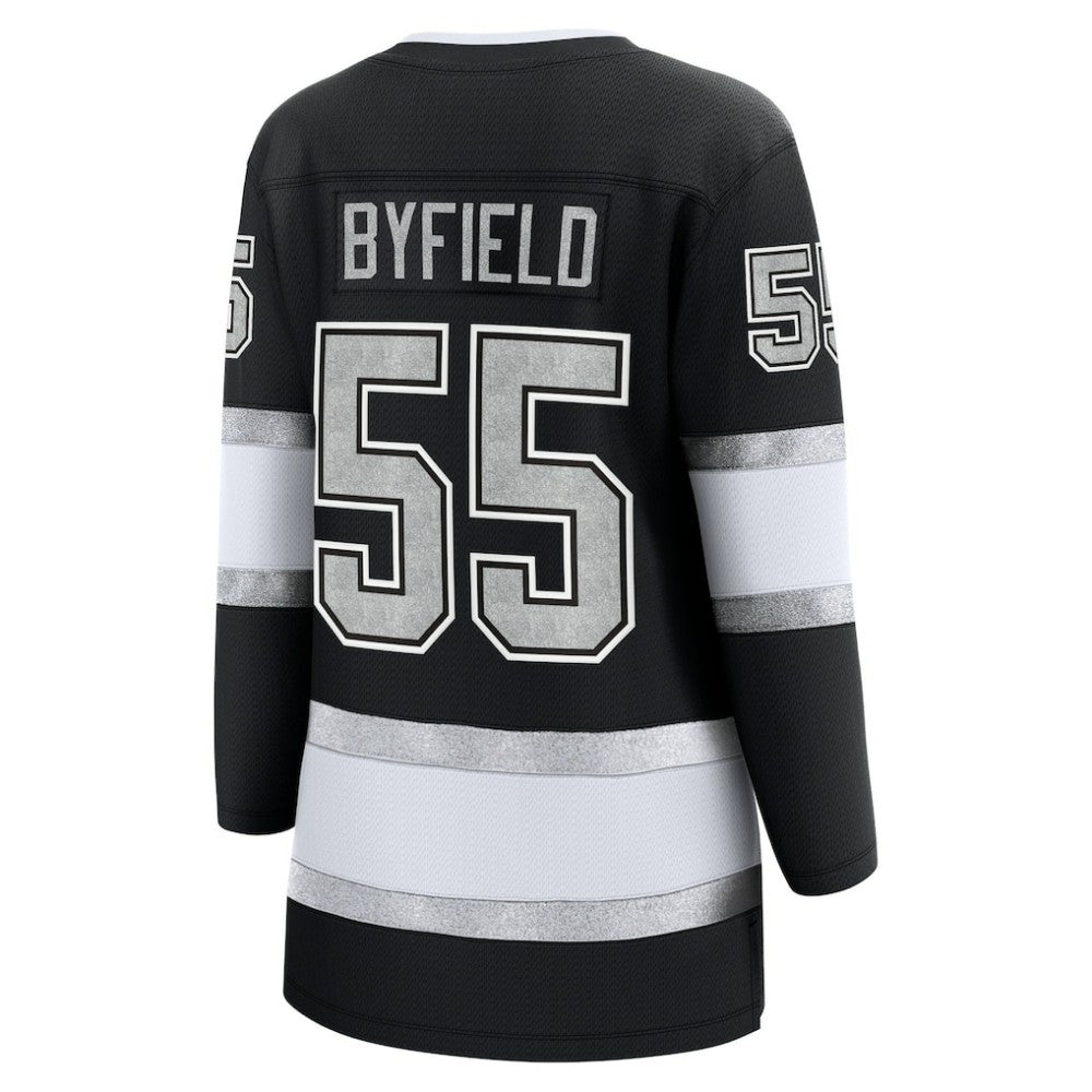 Quinton Byfield Los Angeles Kings Fanatics Women's Home Breakaway Jersey - Black | US 203789058