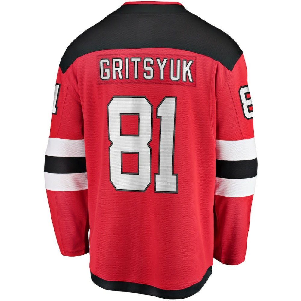 Arseny Gritsyuk New Jersey Devils Fanatics Home Breakaway Jersey - Red | US 203789061