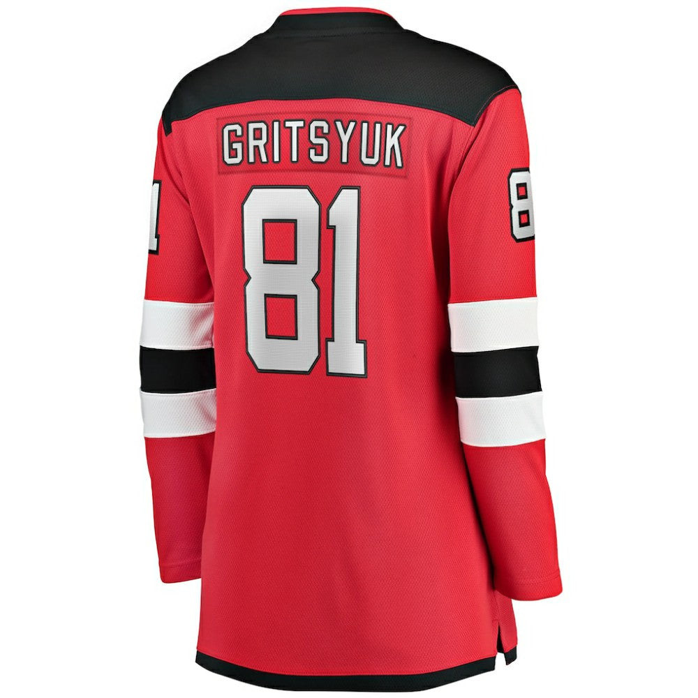 Arseny Gritsyuk New Jersey Devils Fanatics Women's Home Breakaway Jersey - Red | US 203789062