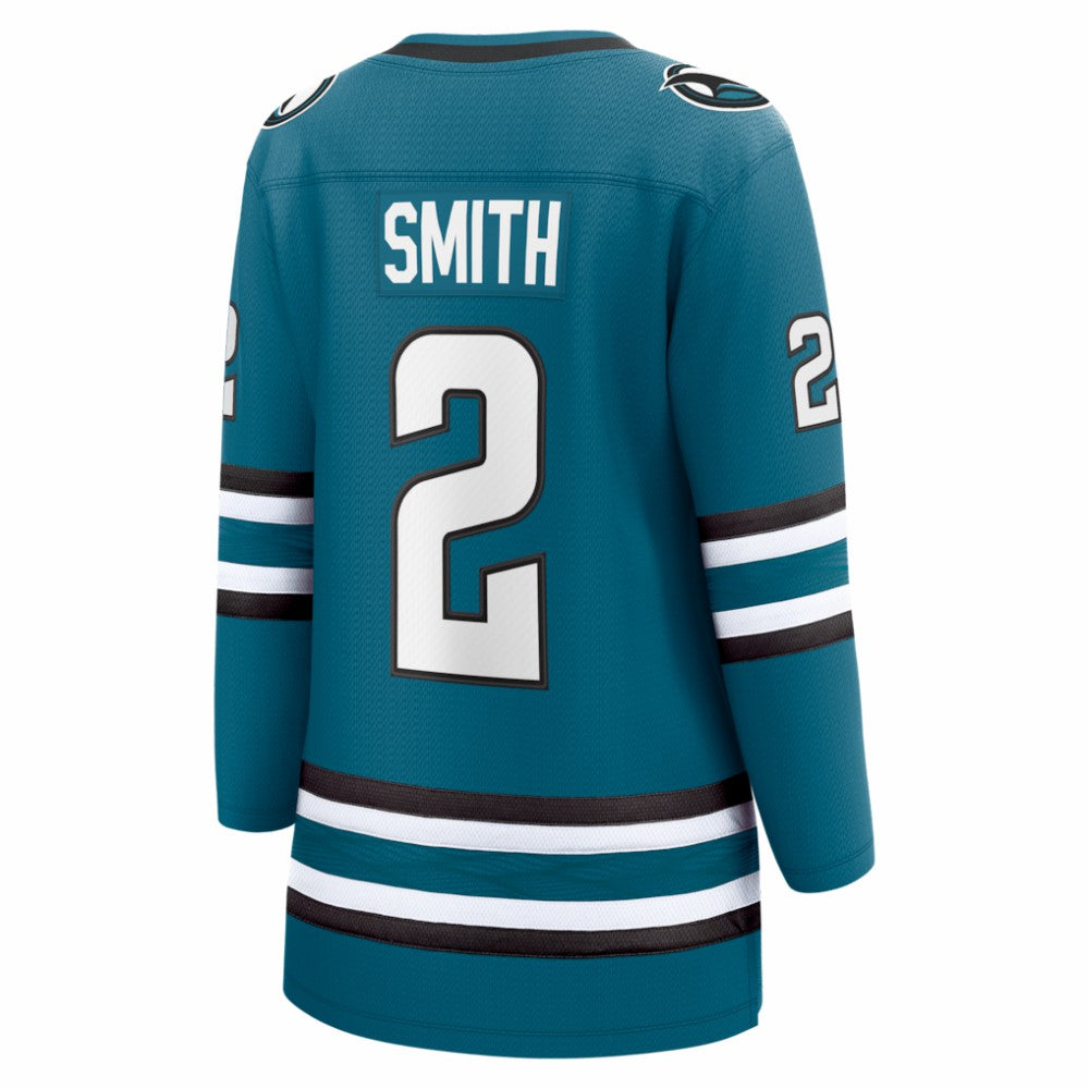 Will Smith San Jose Sharks Fanatics Women's Home Breakaway Jersey - Teal | US 203789066